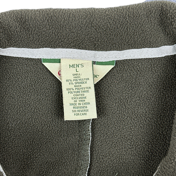 Gander Mountain Jacket Adult LARGE Green 2 Tone Zip Pockets Outdoor Hiking - Picture 6 of 9